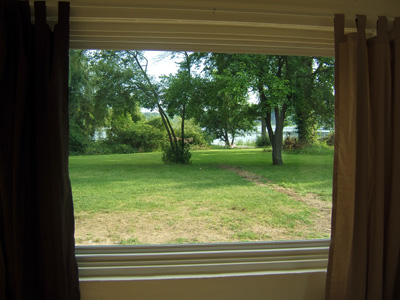 10 - View out the picture window